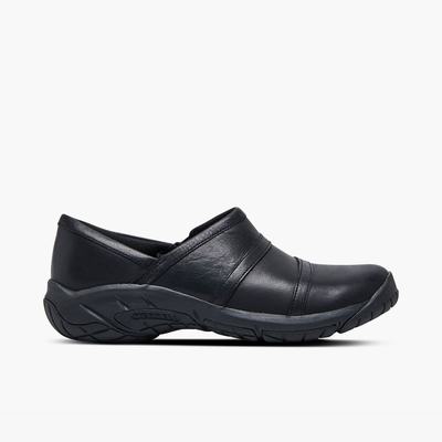 Merrell Encore Moc 4 Leather Slip On Skor Dam Svarta (SE582701)